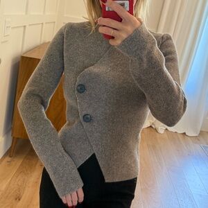 NWT | Small | Zara Soft Gray Knit Cardigan